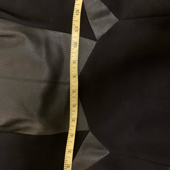 Karen Millen faux leather panel dress size 6 US - Picture 9 of 9